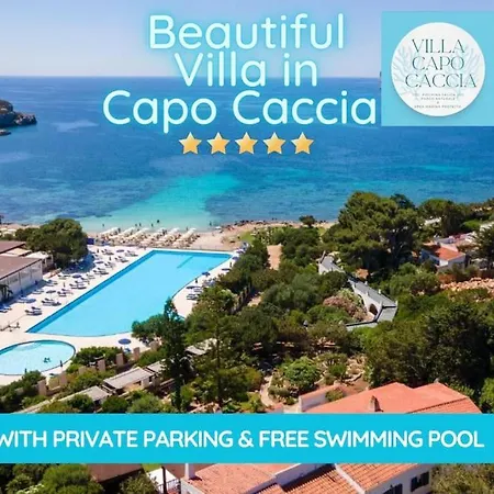 Free Pool, Beautiful In Capo Caccia